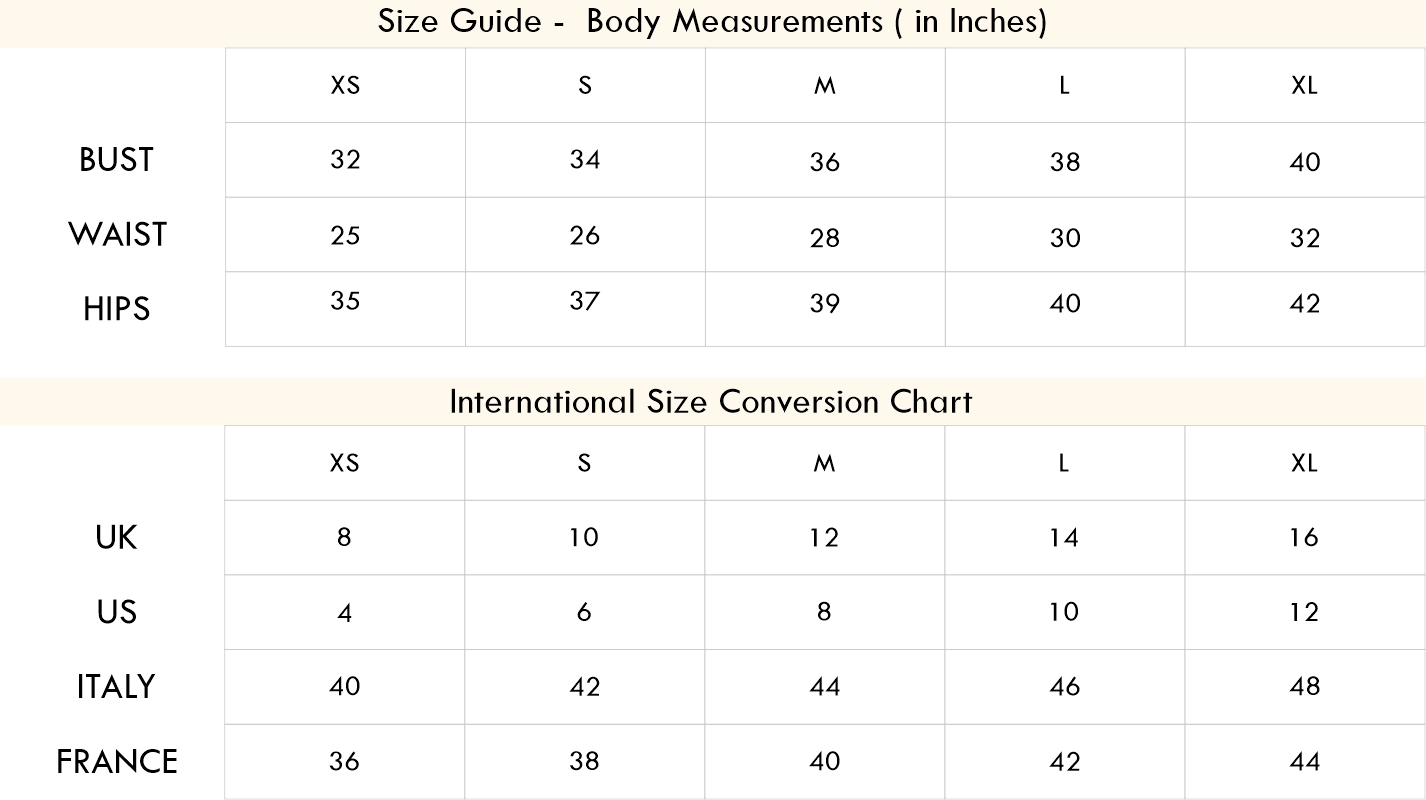 Size Guide - Label PS’B